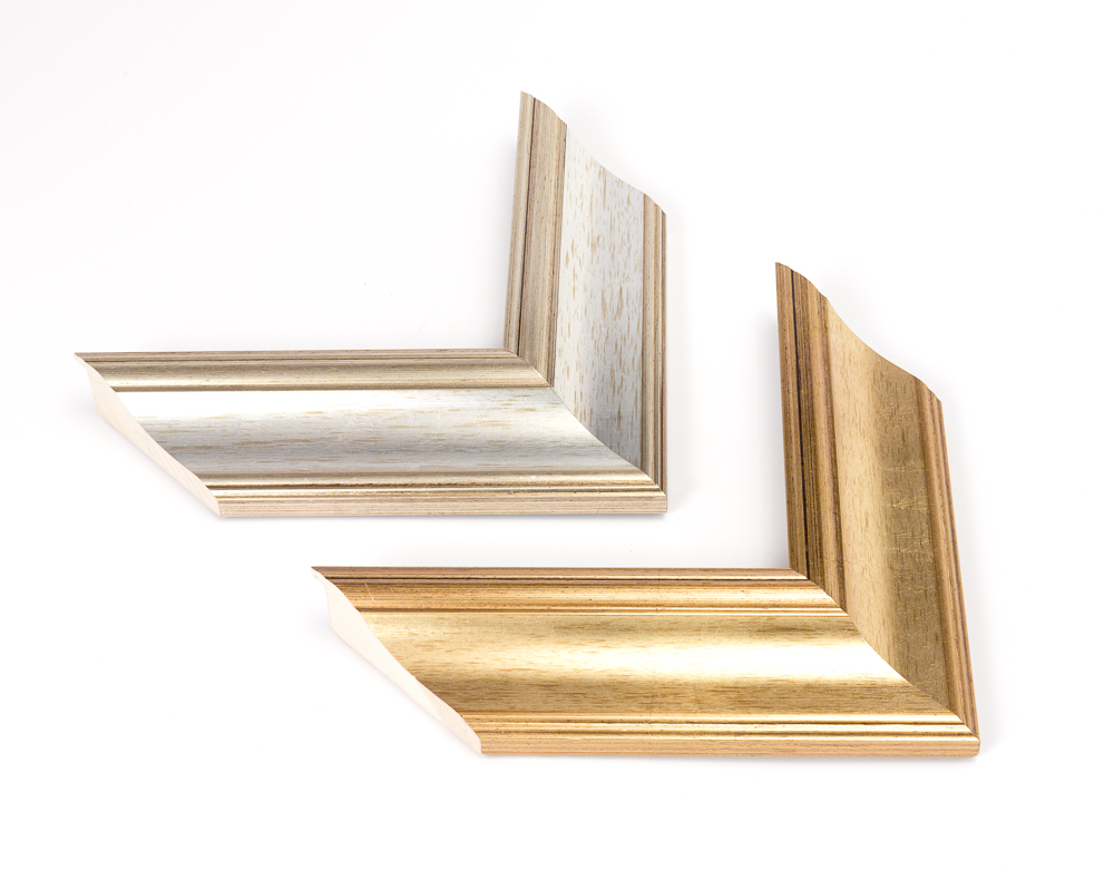 L012 Antique Gold Leaf 70x31mm L206 Antique Silver Leaf 70x31mm