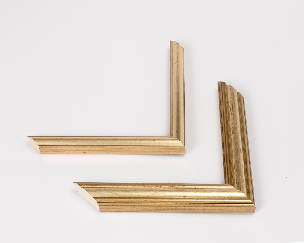 L315 Antique Gold Leaf 34x20mm